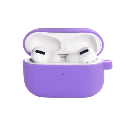 Чехол AirPods 4 Silicone Light purple Light purple (Фиолетовый)