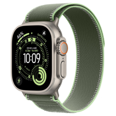 Apple Watch Ultra 3 (2025) 49mm Titanium Case / Green Neon Trail Loop