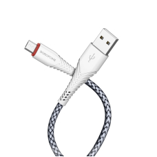 Кабель USB - MicroUSB / Borofone BX25 / 1M / Белый