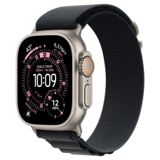 Apple Watch Ultra 3 (2025) 49mm Black Titanium Case / Black Charcoal Trail Loop
