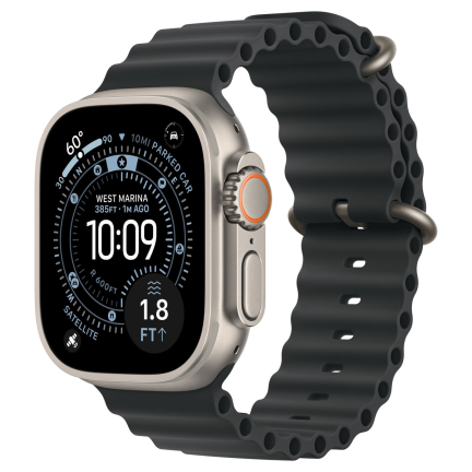 Apple Watch Ultra 3 (2025) 49mm Titanium Case / Black Ocean Band